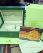 Replica Rolex Box For Sale - Green Wooden Watch Box-Replacement Rolex Box